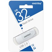 (пакет 20x100x100) Накопитель USB Smartbuy флешка 32GB Scout White