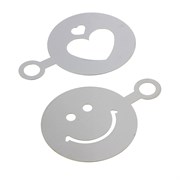 (пакет 20x150x150) Набор VETTA 884-480/ декораторов для кофе, 2 шт, 12х8,5см, нерж.сталь