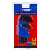 Набор ключей РОКОТ 633-024 TORX-профиль 9пр. (50х3мм-125х9мм)