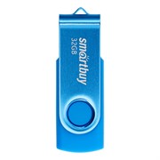 (пакет 20x100x100) Накопитель USB Smartbuy Twist Blue флешка 32GB