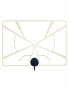 (70x300x300) Антенна комнатная Perfeo RADAR активная, встроенный усилитель, DVB-T2, PF_A4213