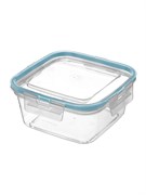 (90x210x250) Контейнер для продуктов HOMVER 0,8л герметичный квадратный 221103318/02