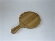 (пакет 20x170x250) Доска разделочная Harmonia круглая 25*17*1 см 0337-H
