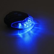 (120x125x130) Фонарь <> 195-105/ велосипедный 8х8см, 5LED, 7 реж., 2хААА; 2 диода 2 реж., пластик