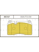 Тормозные колодки BLITZ BB0346P