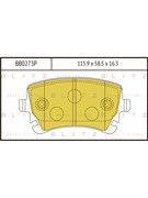Тормозные колодки BLITZ BB0273P