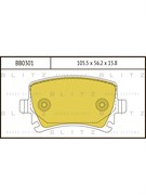 Тормозные колодки BLITZ BB0301