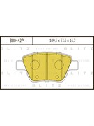 Тормозные колодки BLITZ BB0442P