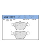Тормозные колодки Jeenice WS2183.00