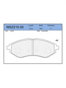 Тормозные колодки Jeenice WS2215.00