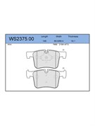 Тормозные колодки Jeenice WS2375.00