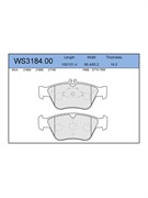 Тормозные колодки Jeenice WS3184.00