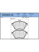 Тормозные колодки Jeenice WS2952.00