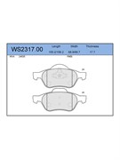 Тормозные колодки Jeenice WS2317.00