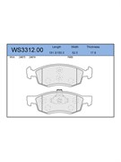 Тормозные колодки Jeenice WS3312.00