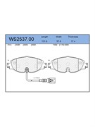 Тормозные колодки Jeenice WS2537.00