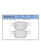 Тормозные колодки Jeenice WS2403.00