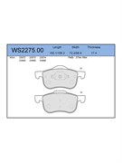 Тормозные колодки Jeenice WS2275.00
