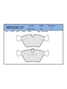 Тормозные колодки Jeenice WS3242.01