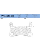 Тормозные колодки Jeenice WS4610.00