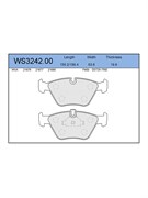 Тормозные колодки Jeenice WS3242.00