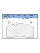 Тормозные колодки Jeenice WS3222.00