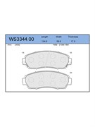 Тормозные колодки Jeenice WS3344.00