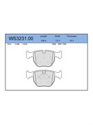 Тормозные колодки Jeenice WS3231.00