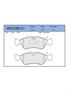 Тормозные колодки Jeenice WS2088.01