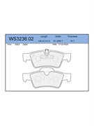 Тормозные колодки Jeenice WS3236.02