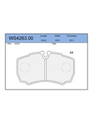 Тормозные колодки Jeenice WS4263.00