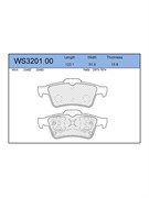Тормозные колодки Jeenice WS3201.00
