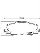 Тормозные колодки Nisshinbo NP1058SC