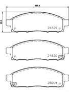 Тормозные колодки Nisshinbo NP3016SC