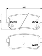 Тормозные колодки Nisshinbo NP6069