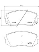 Тормозные колодки Nisshinbo NP6034