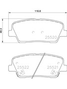 Тормозные колодки Nisshinbo NP6042