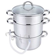 (300x300x310) Соковарка Mallony MAL-JUICER-1/ 6 л/ 985879 нерж. сталь