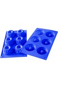 (40x180x300) Форма силиконовая REGENT 93-SI-FO-24 для кексов 6 ячеек 30*17.5*3.8см