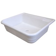 (200x400x600) Раковина <> 186102/ пластиков.0.5*0.41*0.14