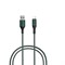 (пакет 20x220x220) Кабель для зарядки ВСЁГАЗИН 931-262 Карнавал Micro USB, 1м, 2.4А, зеленый - фото 33638
