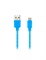 (пакет 20x220x220) Кабель Smartbuy USB-microUSB 1м 2А Silicon iK-12SPS синий - фото 36135