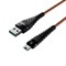 (пакет 20x220x220) Кабель для зарядки Micro USB BY Motorspor, 1м., 2.4А 931-286 - фото 41141